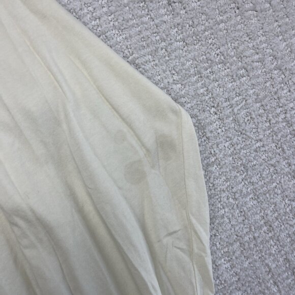 Rip N Dip Cream/Off-white Long Sleeve Pocket T-Shirt Prayer Hands Sleeve L READ* - Picture 7 of 16